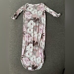 Posh Peanut Millicent bamboo viscose knotted baby Girl gown 0-3M